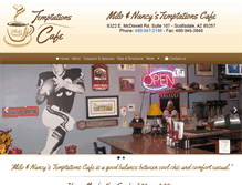 Tablet Screenshot of cafeinscottsdale.com